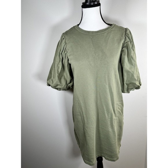 green puff sleeve dress zara Zara | Dresses | Zara Green Puff Sleeve Dress S